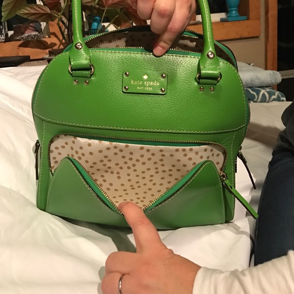 Kate Spade Wellesley Maeda bright green! - Picture 3 of 3
